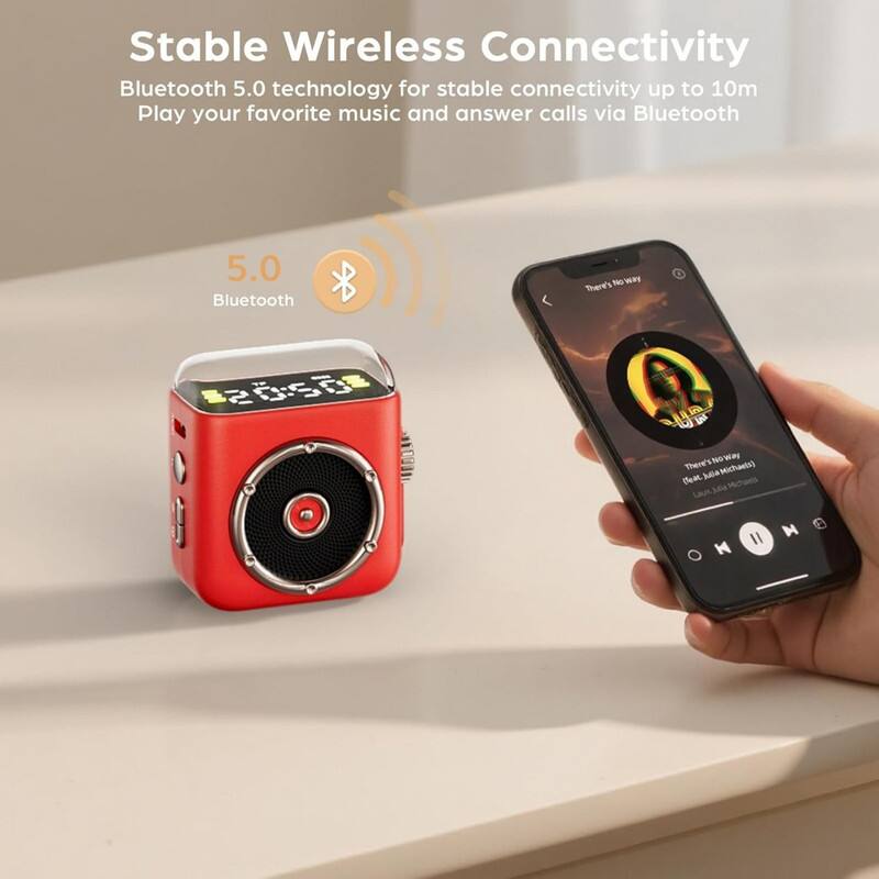 Stable Wireless Connectivity  
Bluetooth 5.0 technology for stable connectivity up to 10m  
Play your favorite music and answer calls via Bluetooth  

5.0 Bluetooth  

There's No Way  
feat. Julia Michaels  
Lil' Ed Michaels