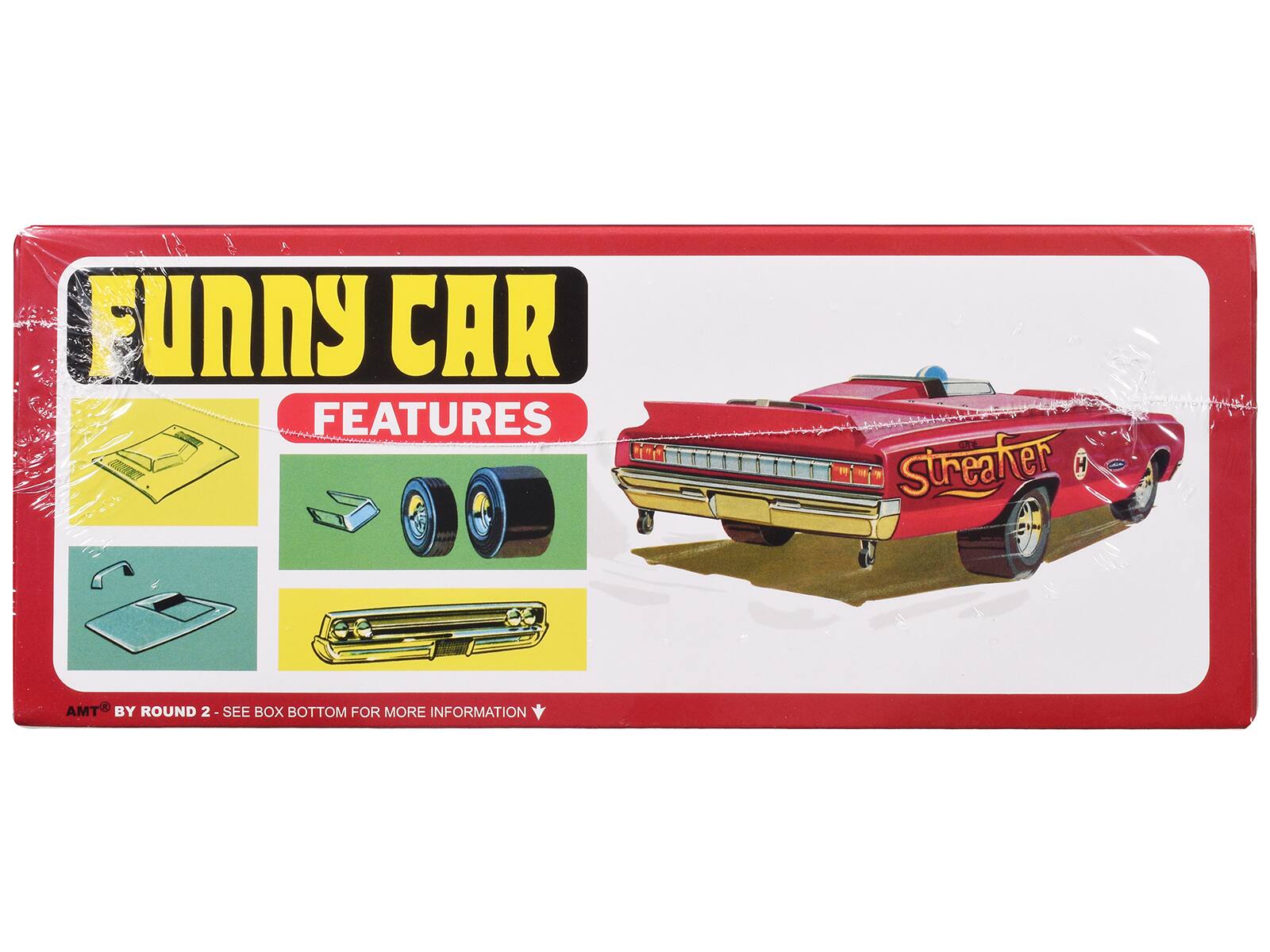 Funny Car Features  
Streaker  
AMT BY ROUND 2 - SEE BOX BOTTOM FOR MORE INFORMATION