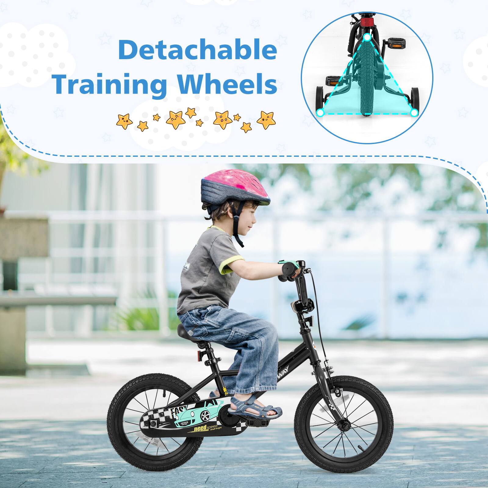 Detachable Training Wheels