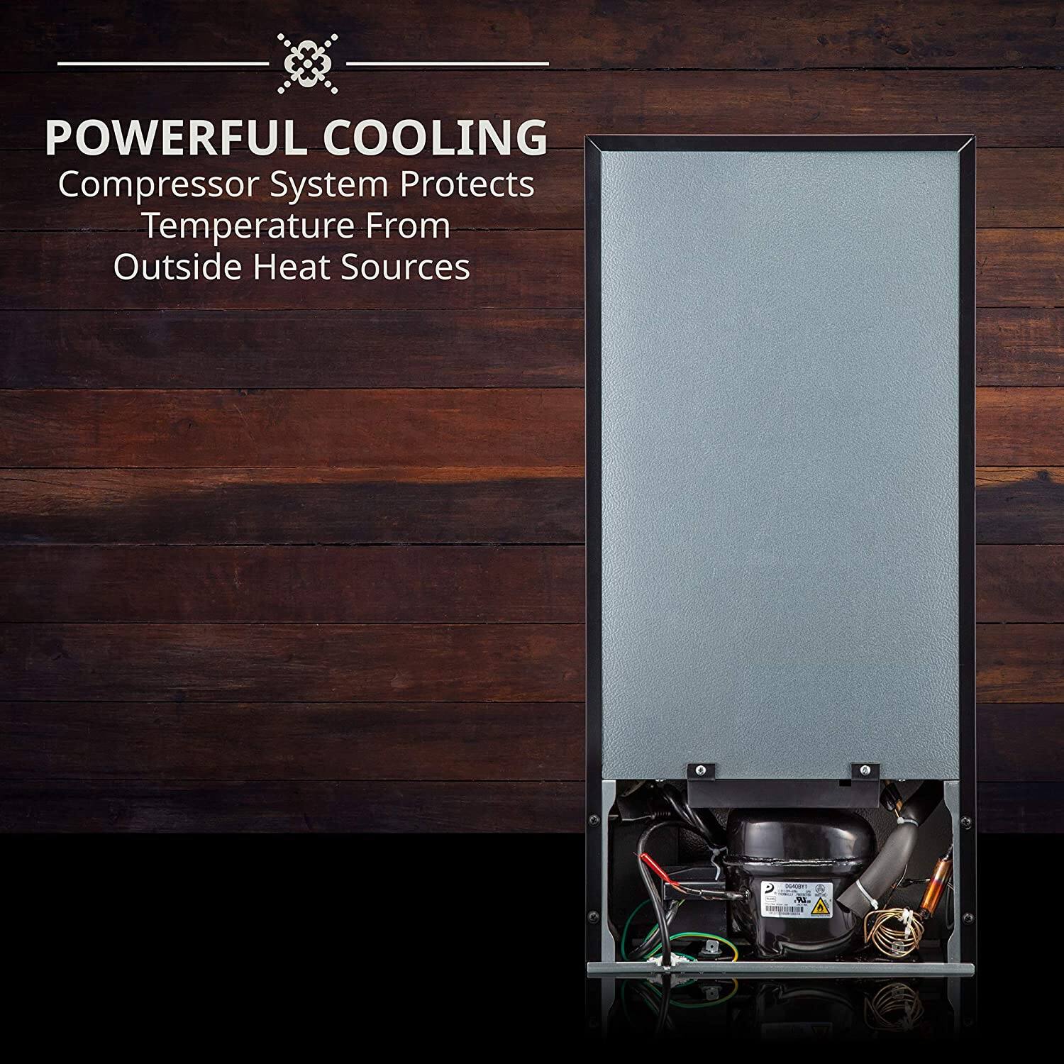 Alt View 16. Ivation - Ivation - 18-Bottle Compressor Freestanding Wine and Beverage Cooler.