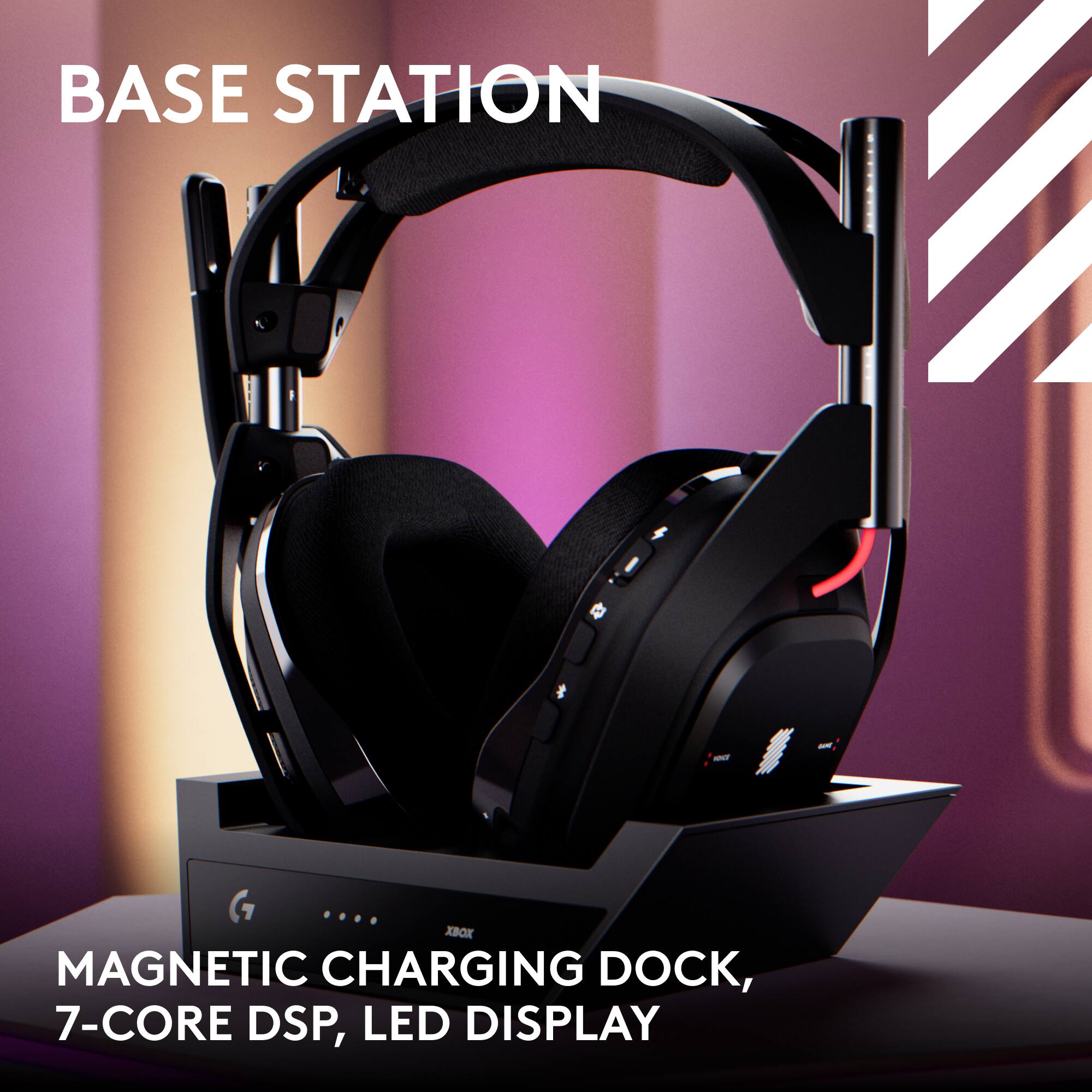 BASE STATION - Magnetic Charging Dock, 7-Core DSP, LED Display
