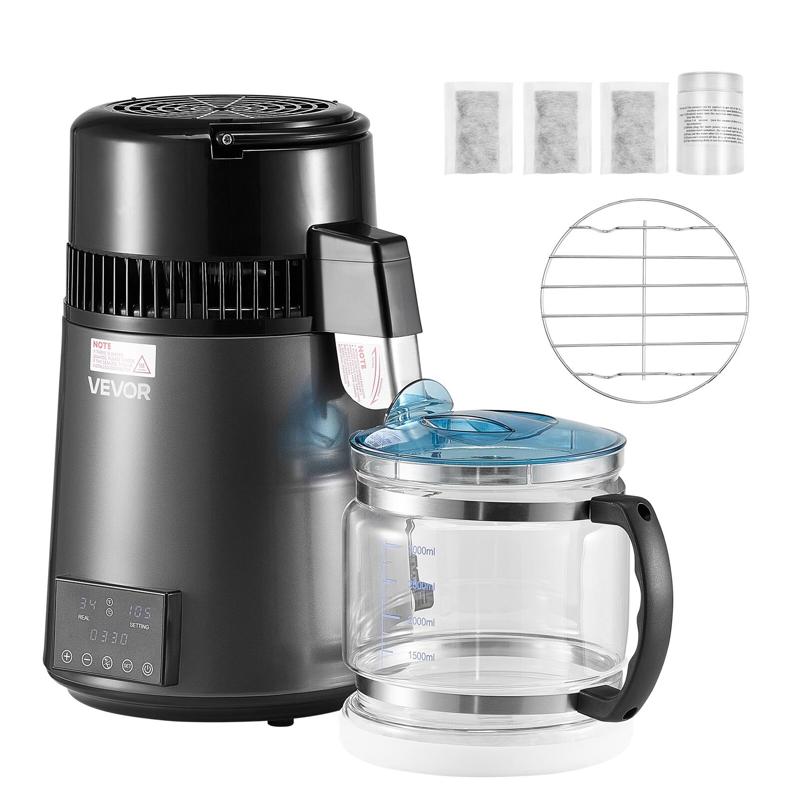 - - - - MARI - -
- -
- - calmines
of
NOTE - CHICE, VEVOR
NOTE
000ml
34 B REAL 3 185 SETTING 0330 2
500ml 000ml 1500ml