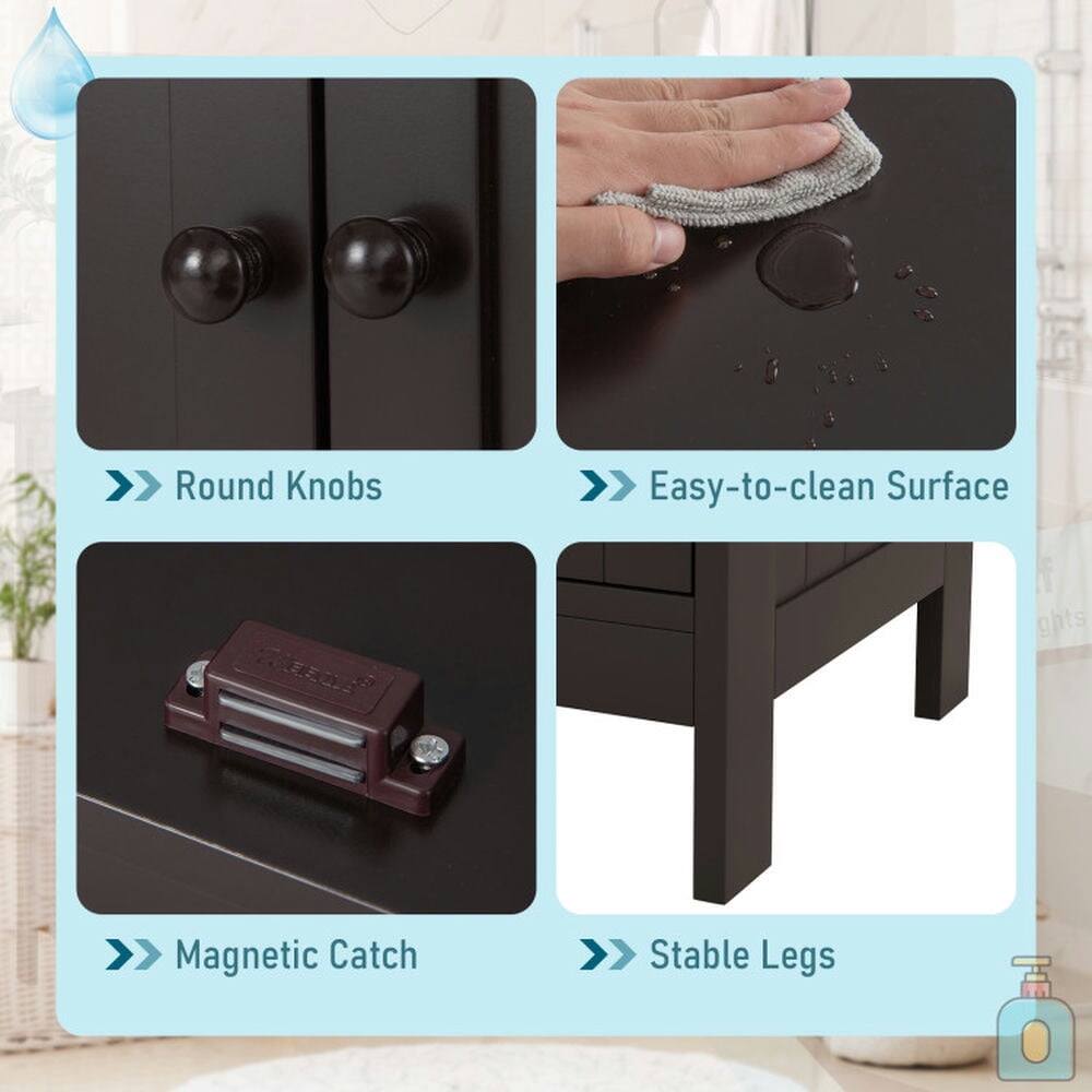 - Round Knobs
- Easy-to-clean Surface
- Magnetic Catch
- Stable Legs
