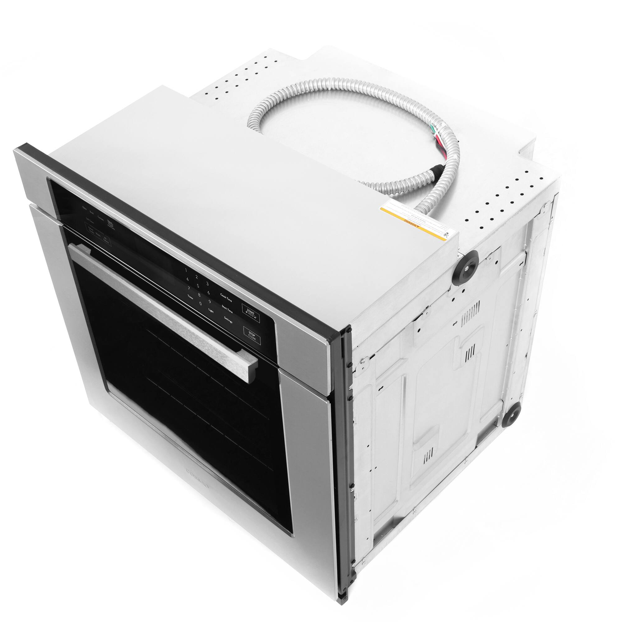 Alt View 4. COSMO - COS-30ESWC 30 in. Haven Collection 5 cu. ft. Electric Wall Oven with True European Convection and Self Cleaning - Stainless Steel.