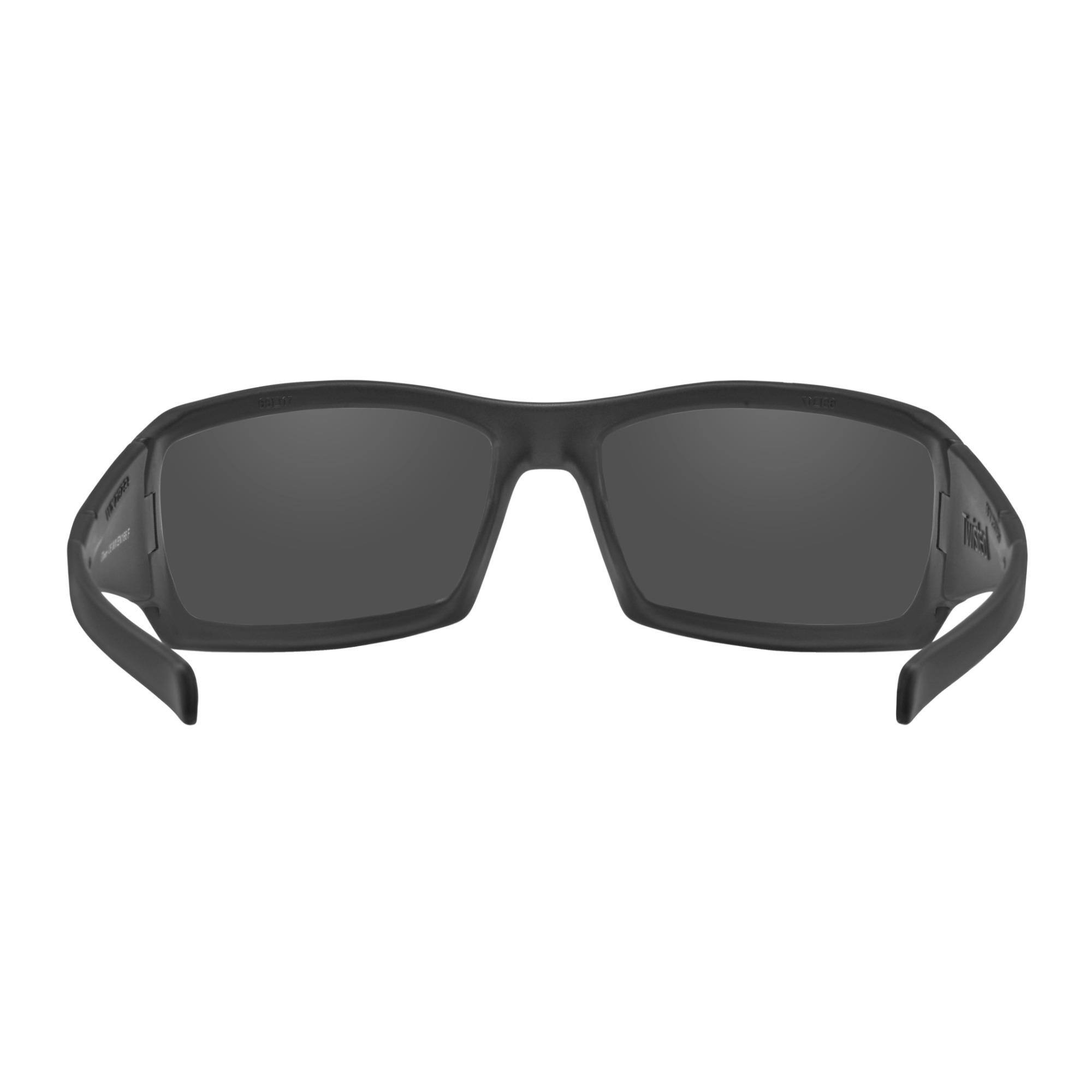 Back. Wiley X - Wiley-X WX Twisted Sunglasses (Polarized Blue Mirror Lens, Matte Gray Frame) - Blue.