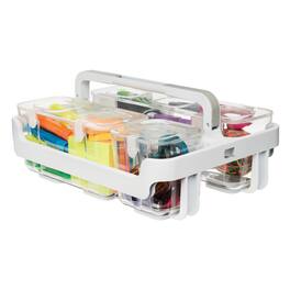 Deflecto - Stackable Caddy Organizer with 3 Containers