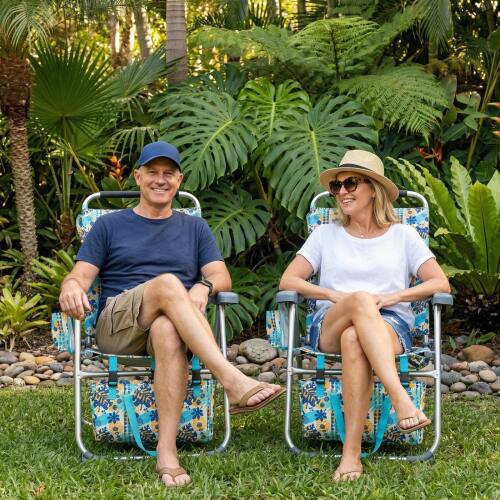 Alt View 9. Winado - Folding Backpack Beach Chair with Adjustable Backrest, Detachable Storage Bag, Side Pocket for Outdoor Beach Camping - Hot Summer.