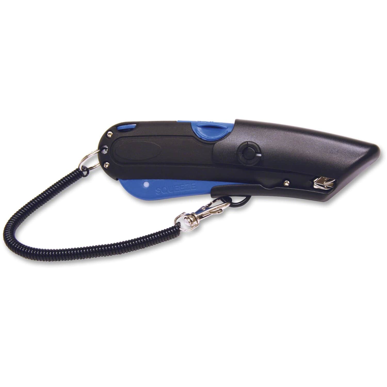 Cosco - Blade Storage Holster Utility Knife 3 Blade Retractable, Lanyard Blue - Black price history on PriceWatchPro