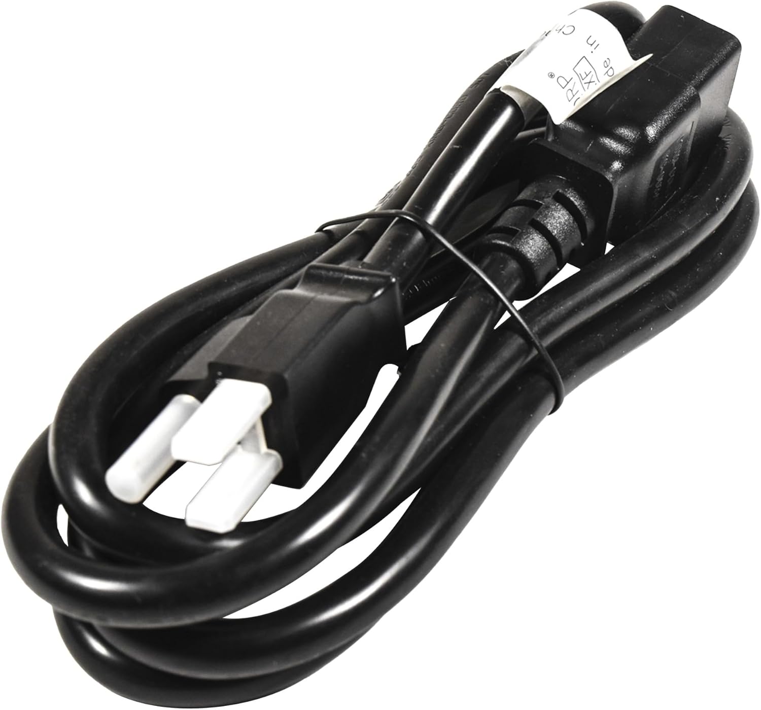 Back. HQRP - HQRP 6ft Rectangle AC Cord for Dell Precision 690 2R328 Tower Heavy Duty, PDUs and Network Equipment, UL Listed - black.