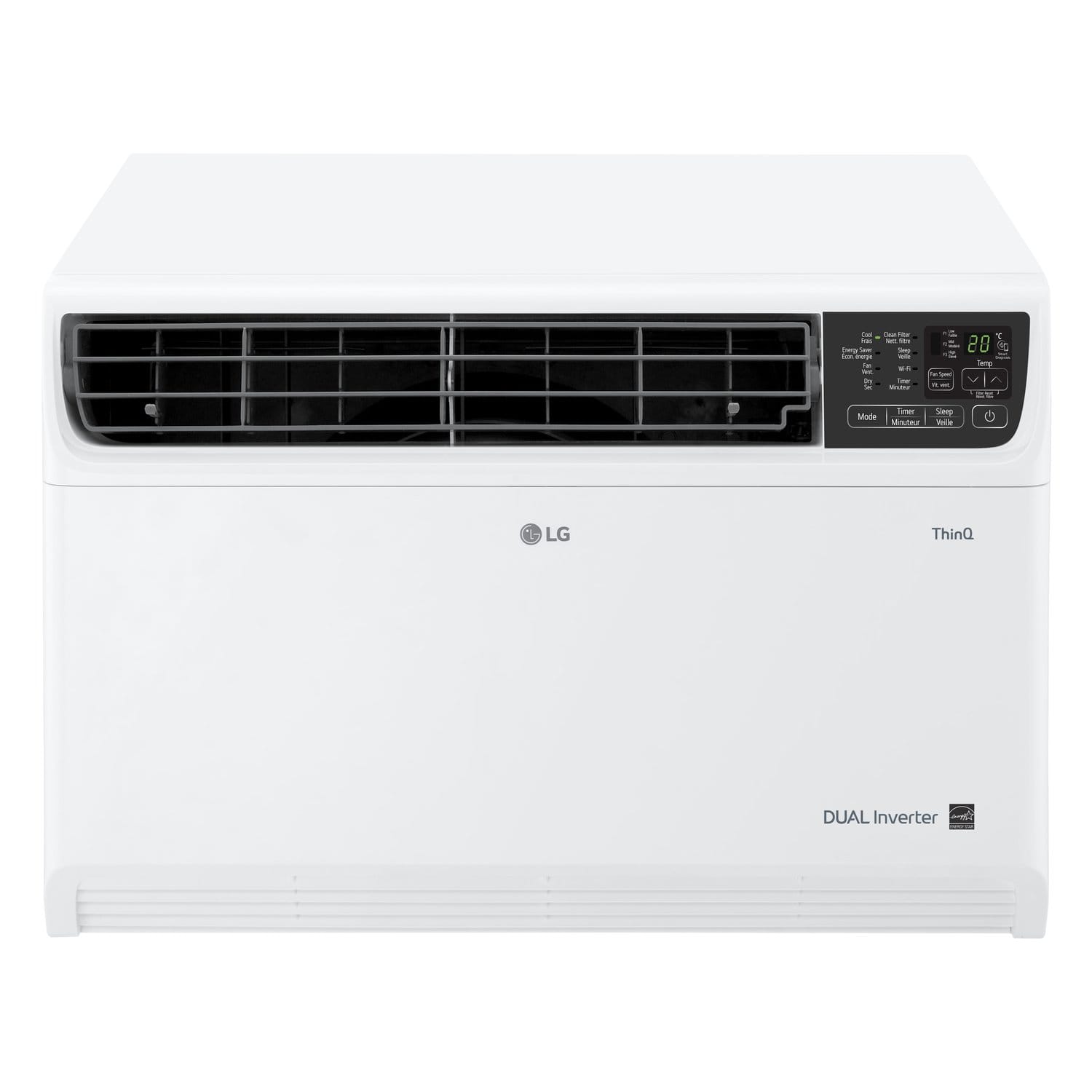 LG ThinQ DUAL Inverter  
Mode: Sleep  
Temperature: 20°C