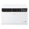 LG - 14,000 BTU DUAL Inverter Smart Wi-Fi Enabled Window Air Conditioner - White