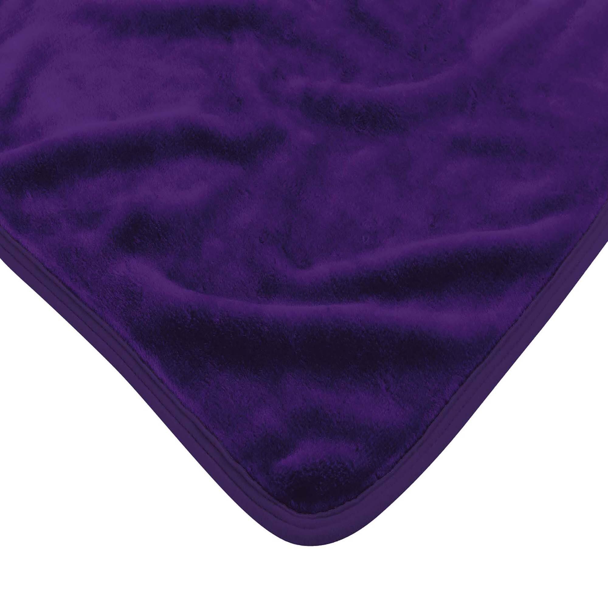 Alt View 1. Sweet Home Collection - NBA Los Angelos Lakers 60" x 80" Raschel Throw Blanket - Purple.