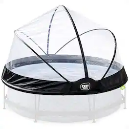 EXIT Toys - 8ft Round Multifunctional Pool Cover Dome for Outdoor Swimming Pools