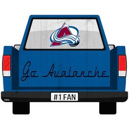 Fan Creations - Colorado Avalanche 12'' x 12'' Truck Back D-cor - Multicolor