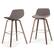 Front. Simpli Home - Randolph Bentwood Counter Height Stool (Set of 2) - Mocha.