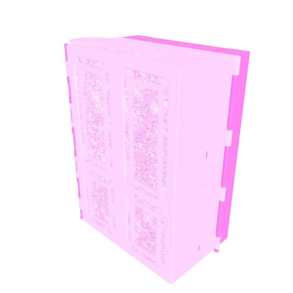 Alt View 2. Barbie - Barbie Dream Closet & Dressing Room Playset 29-Piece Set with Doll Vanity Clothing Racks Accessories Ages 3+ - Pink.