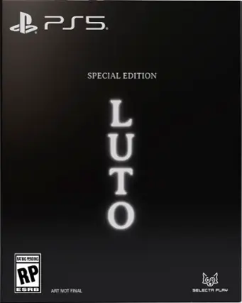 PS5. Special Edition Luto. Rating pending. RP ESRB. Art not final. Selecta Play. - RP (Rating Pending)