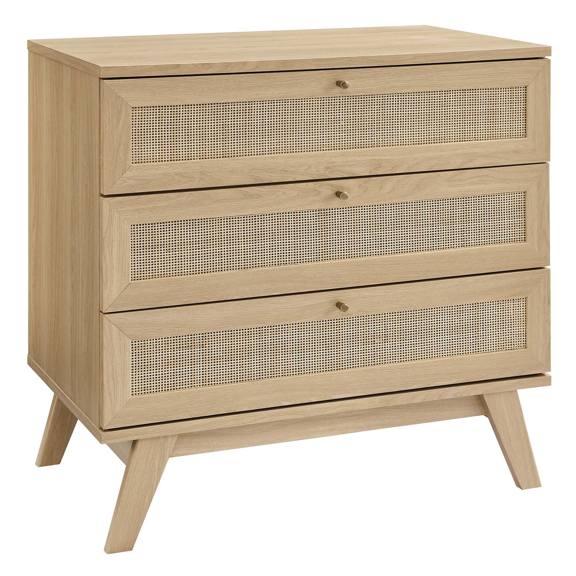 Angle. Modway - Soma 3-Drawer Dresser by Modway - Oak.