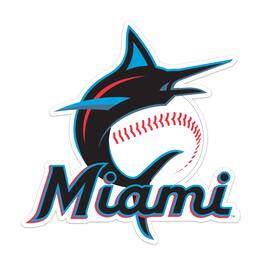 Fan Creations - Miami Marlins 24" Logo Cutout Sign - Multicolor