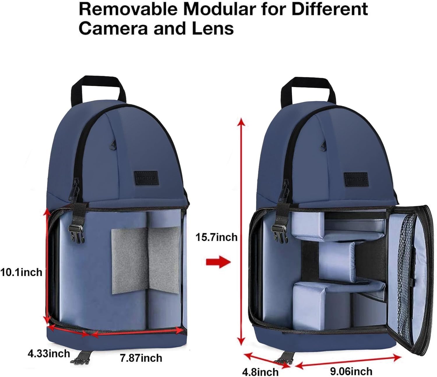 Removable Modular for Different Camera and Lens

15.7inch
10.1inch
4.33inch
7.87inch
4.8inch
9.06inch