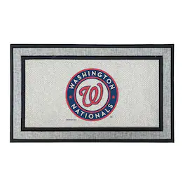 Jardine - Washington Nationals 18" x 30" Indoor/Outdoor Logo Doormat - Multicolor