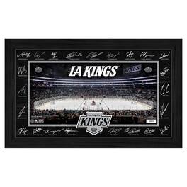 Highland Mint - Los Angeles Kings 2025 Signature Rink Framed Art - Multicolor