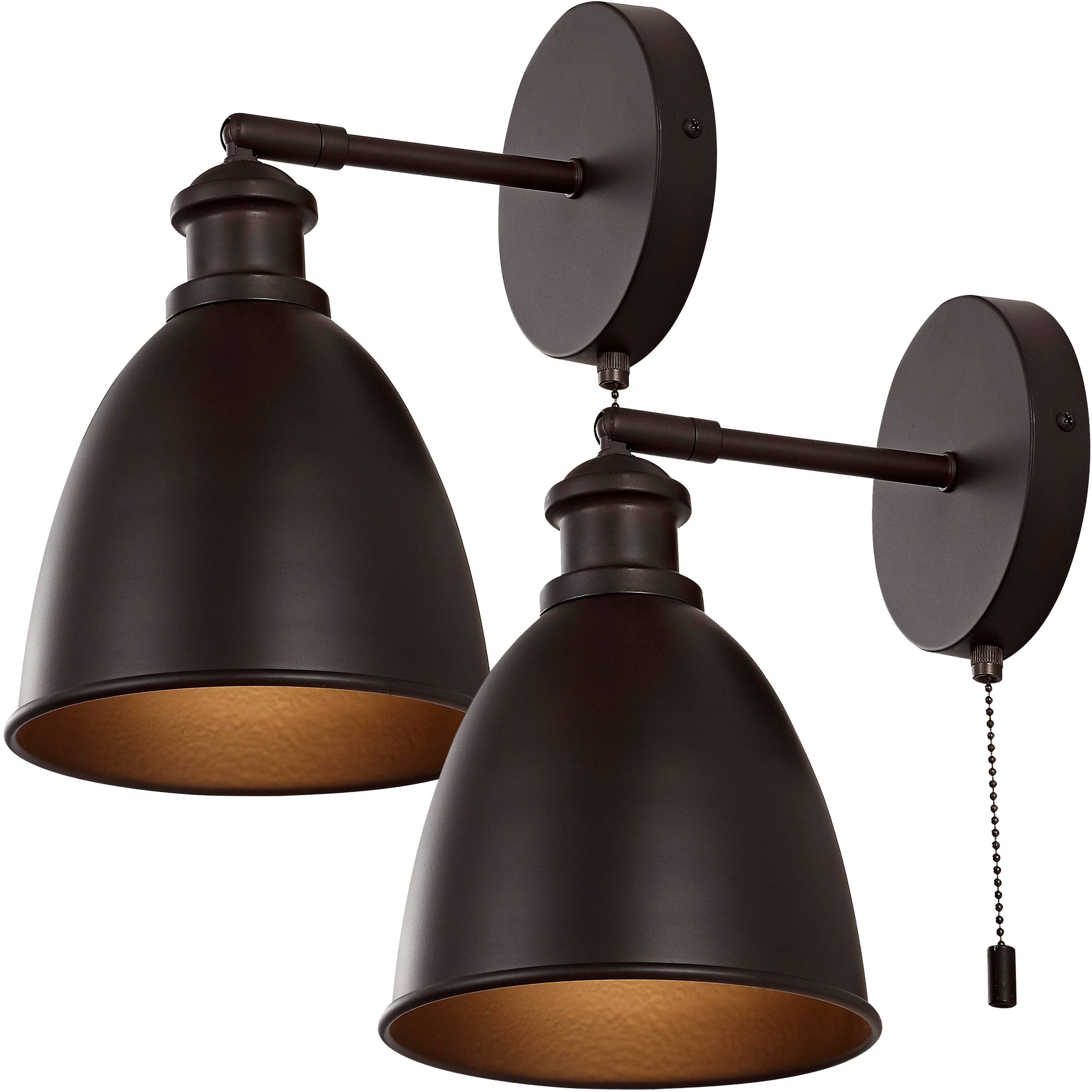 Alt View 9. Jonathan Y - Hudson 6.5" 1-Light Farmhouse Bohemian Iron LED Sconce, Oil Rubbed Bronze (Set of 2) - Oil Rubbed Bronze.