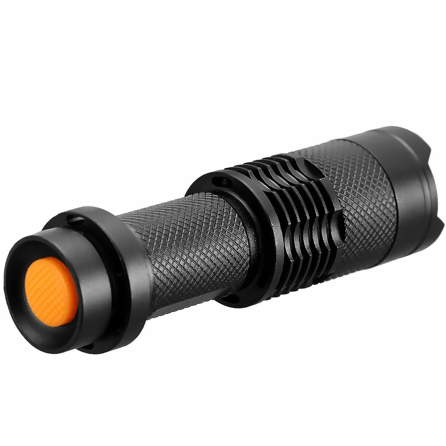 Back. Home Collection - 5x  Military Mini LED Flashlight Police Torch Lamp – Compact Tactical Set.