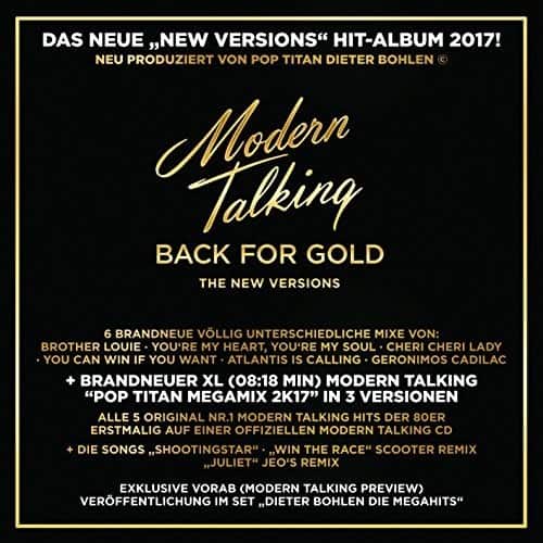 Modern Talking - Back For Gold   - VINYL LP price history on PriceWatchPro