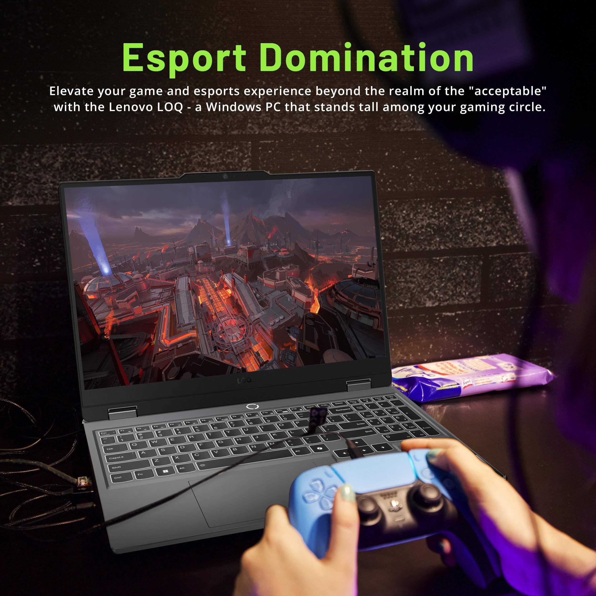 Esport Domination

Elevate your game and esports experience beyond the realm of the "acceptable" with the Lenovo LOQ - a Windows PC that stands tall among your gaming circle.