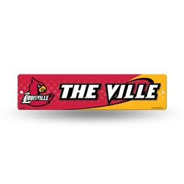 Rico Industries - University of Louisville Cardinals 16" Street Sign for garage, office, man cave or any wall - Multi