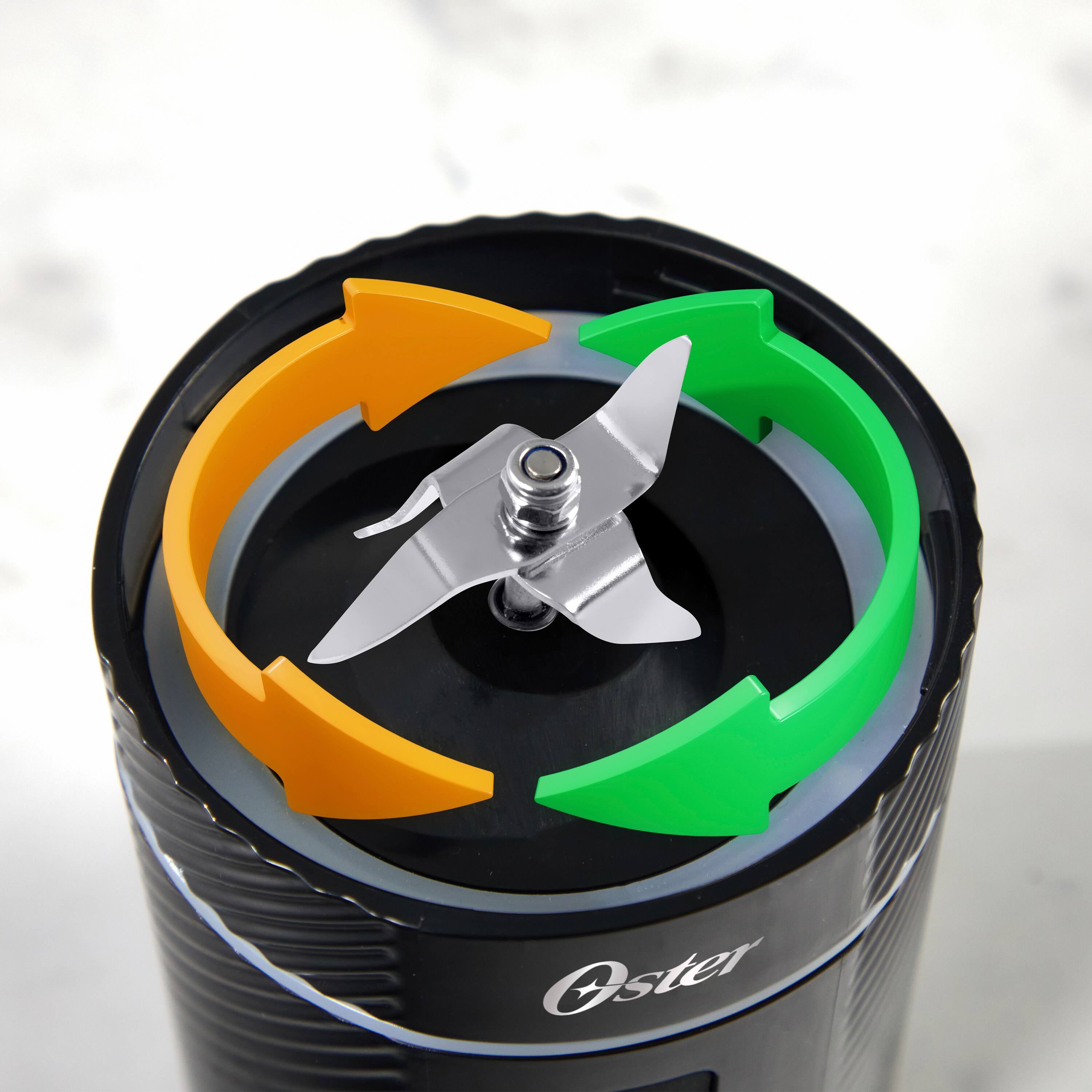 Alt View 2. Oster - GoMax 20oz Portable Blender, Anti-Jam Reversible Blade, Detachable Travel Cup - Black.