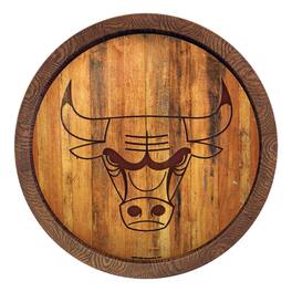 The Fan-Brand - Chicago Bulls 20.25'' Faux Barrel Top Sign - Multicolor