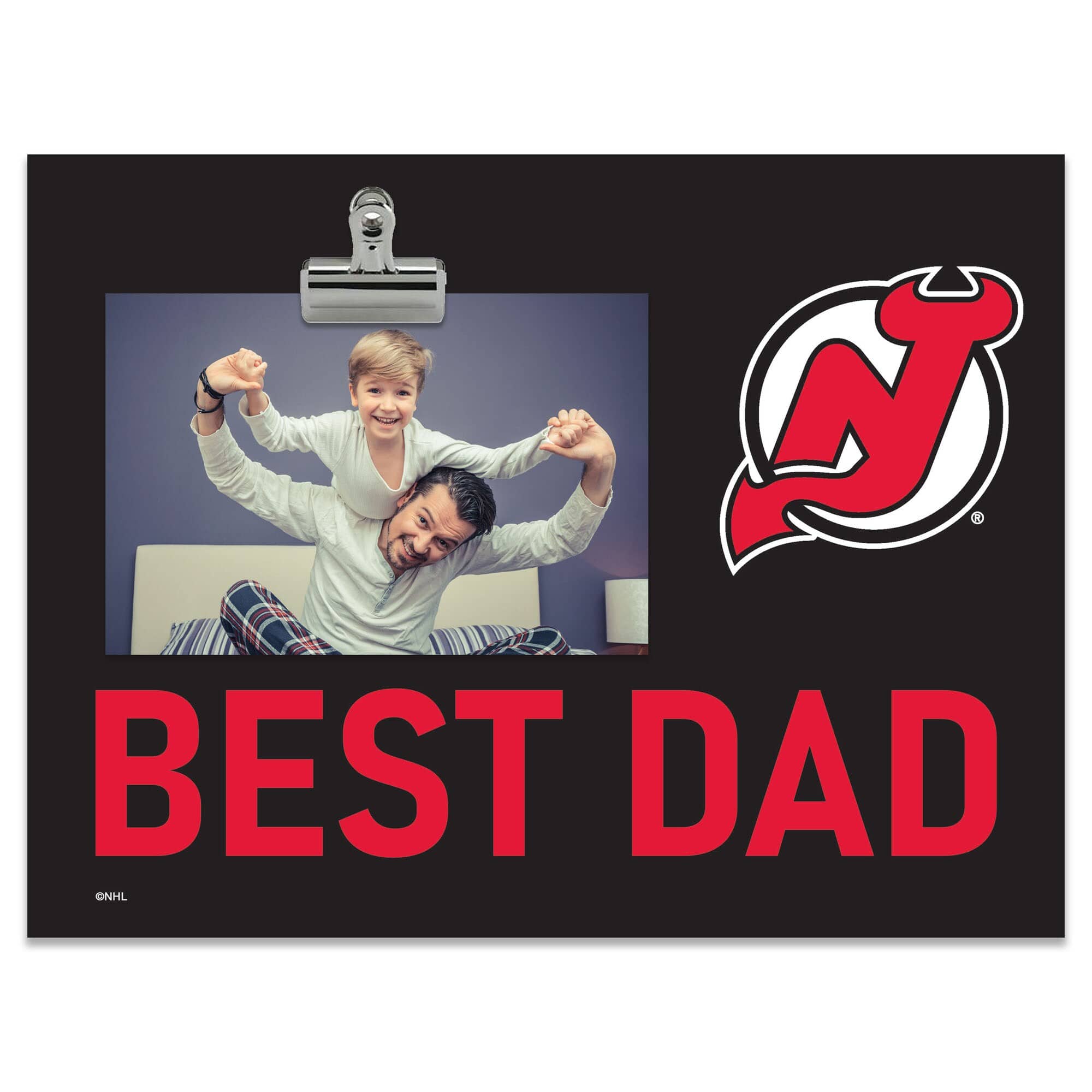 "Fan Creations - New Jersey Devils 8"" x 10.5"" Briteline Best Dad Clip Frame - Multicolor" price history on PriceWatchPro