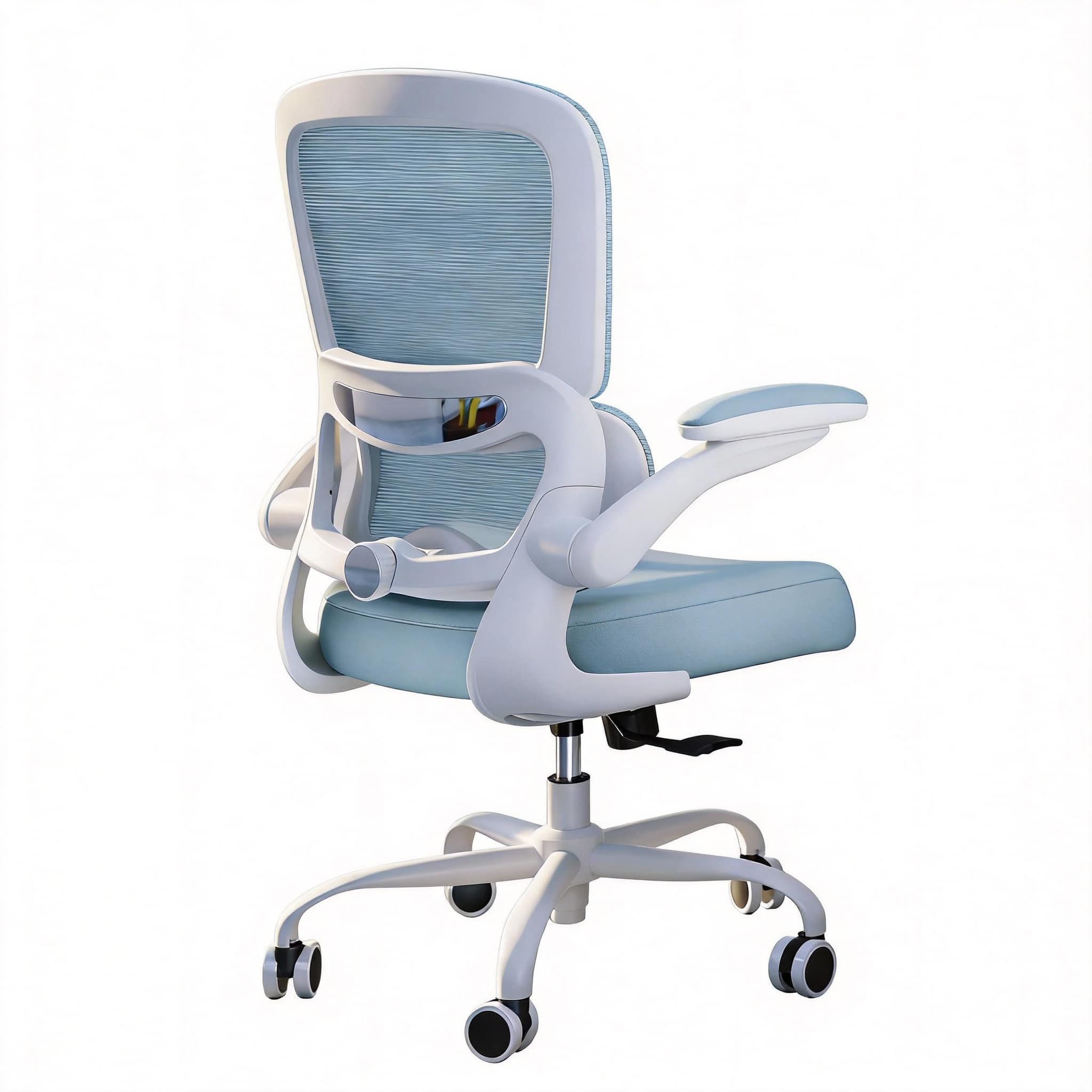 Frangdom - Ergonomic Mesh Office Chair with Adjustable Lumbar Support - Navy Blue
