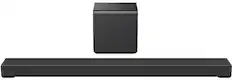 Front. TCL - Q85K Q Class 7.1.2 Channel Dolby Atmos Soundbar with Dual-Driver Wireless Subwoofer - Black.