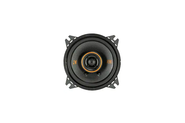 Front. KICKER - KS Series 4" 2-Way Car Speakers (Pair) - Black.