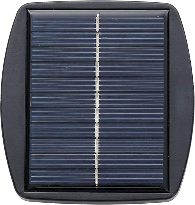 Ainfox - 1.2W Solar Panel for Patio Umbrella Waterproof Replacement Charging Kit, Solar Power Accessory for Umbrellas - Black