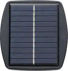 Front. Ainfox - Ainfox 1.2W Solar Panel for Patio Umbrella Waterproof Replacement Charging Kit, Solar Power Accessory for Umbrellas - Black.