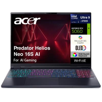 Acer Predator Helios Neo 16S AI Laptop 16.0 WQXGA (Intel Ultra 9 Acer Predator Helios Neo 16S AI Laptop 16.0 WQXGA (Intel Ultra 9