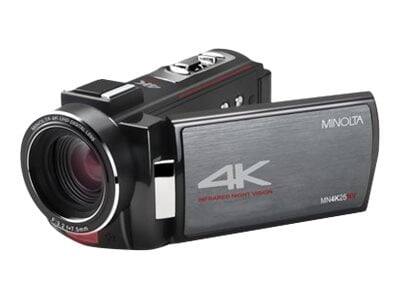 Minolta MN4K25NV 4K Ultra HD 30 MP Night Vision Camcorder (Black