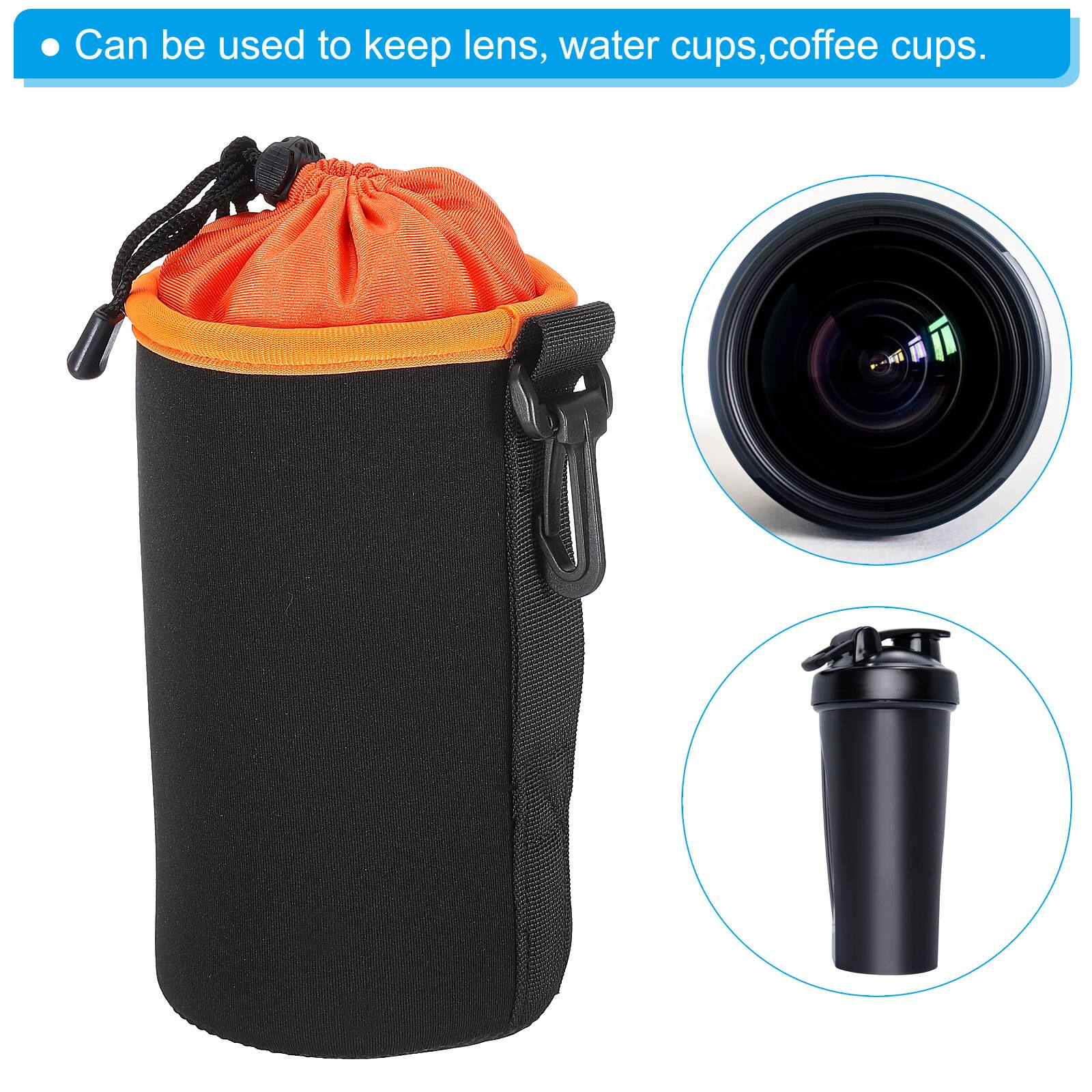 Can be used to keep lens, water cups, coffee cups.