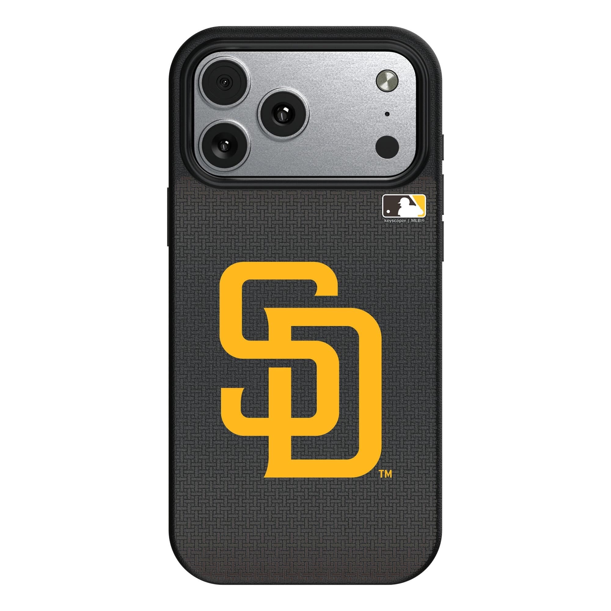 Keyscaper - MLB - San Diego Padres Linen Logo iPhone Magnetic Bump Case - 17 - Black price history on PriceWatchPro