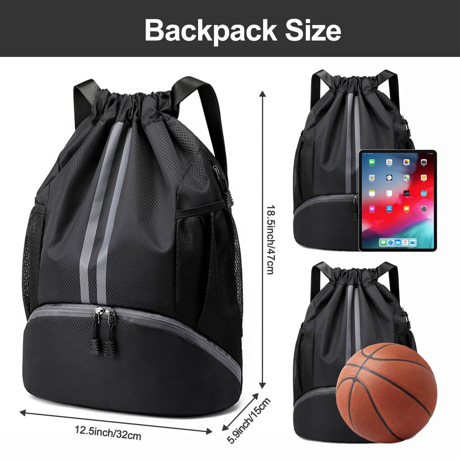 PARKER SLATER Backpack Shoes Compartment Large Capacity Gym Sports Men ...