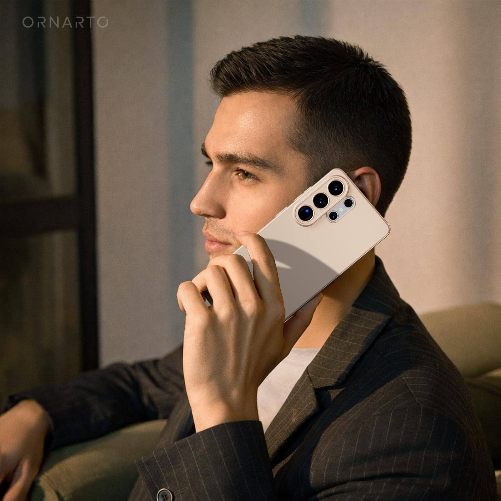 Alt View 6. Ornarto - ORNARTO for Samsung Galaxy S26 Ultra Case with MagSafe - Ultra Slim Anti-Scratch Matte Hard PC Cover, Champagne - Champagne.