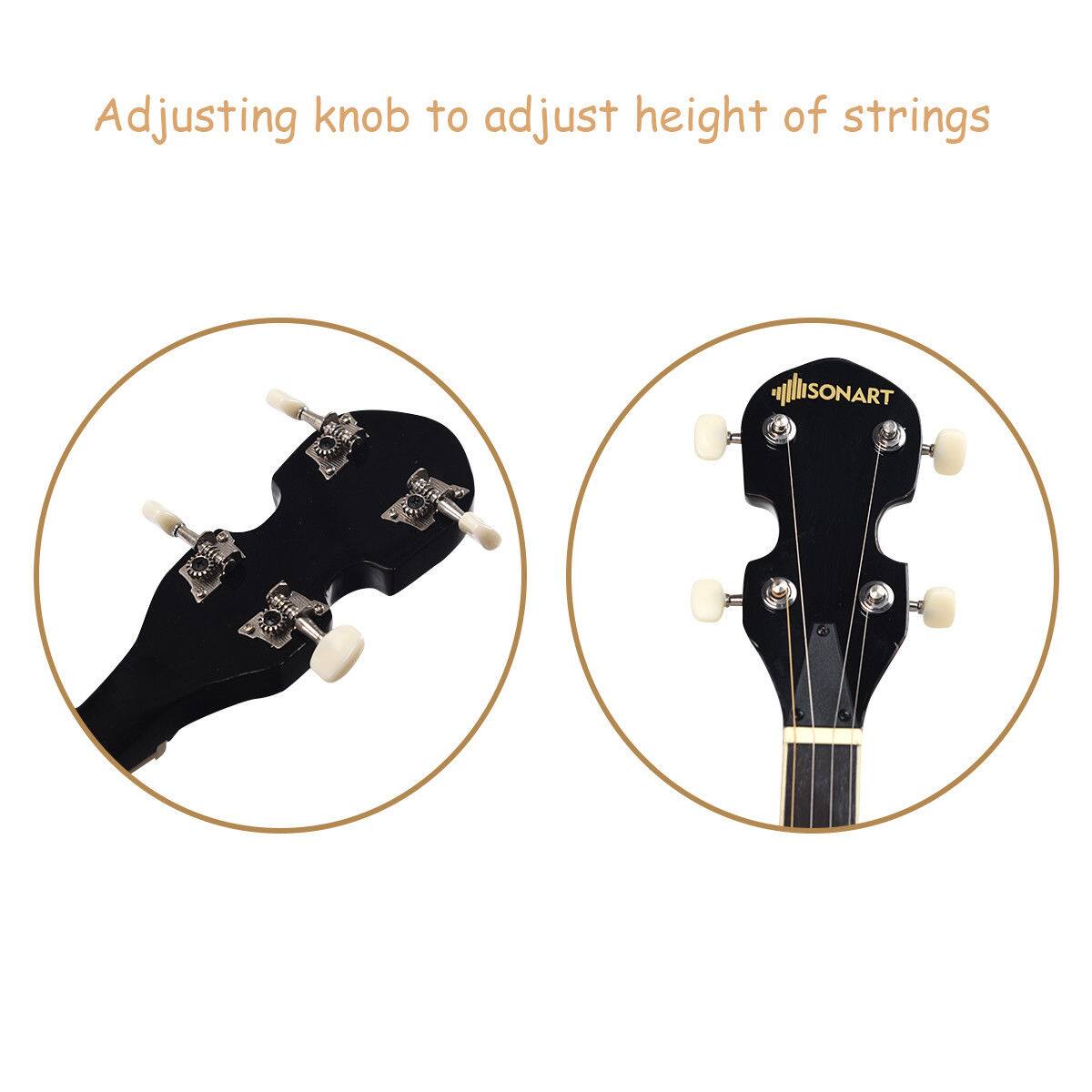 Adjusting knob to adjust height of strings

ISONART