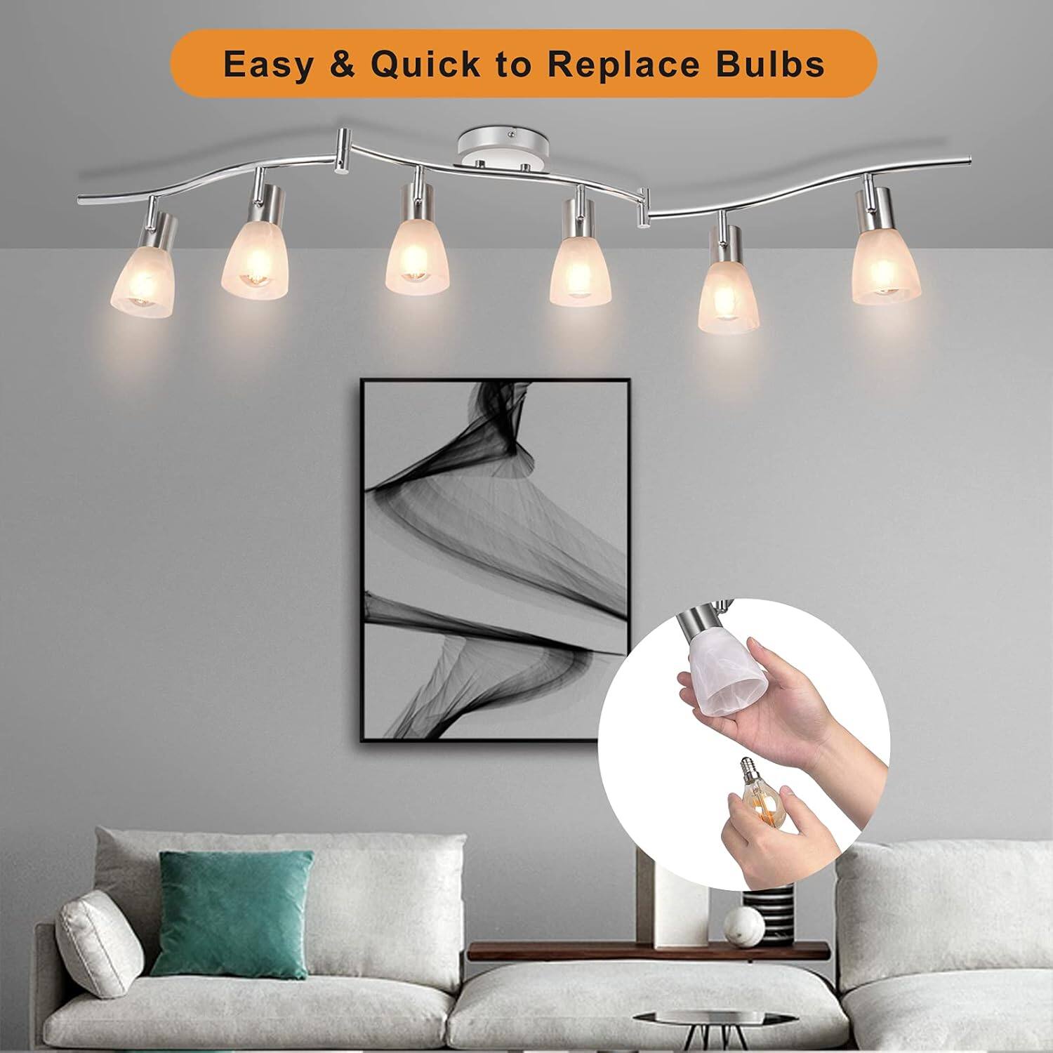 Easy & Quick to Replace Bulbs