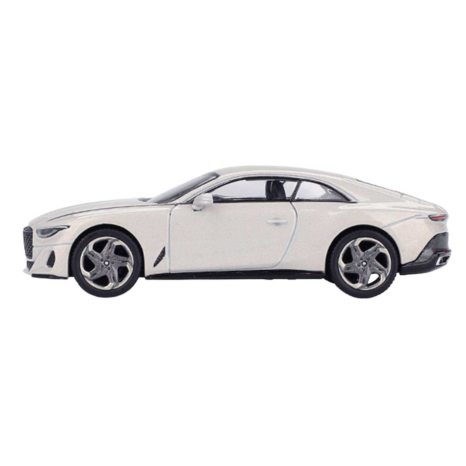 Alt View 2. True Scale Miniatures - Bentley Batur Bonneville Pearl White Metallic Limited Edition 1/64 Die Cast Model Car by Mini GT.