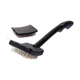 Grill Mark - Grill Brush with Scraper 4 in. H X 18 in. L X 4 in. W 2 pc