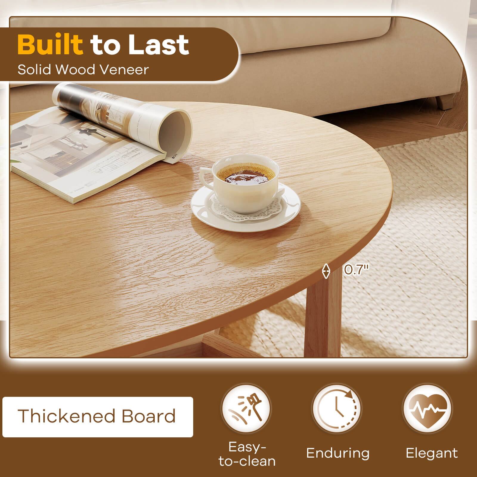 Built to Last  
Solid Wood Veneer  

Thickened Board  

Easy-to-clean  
Enduring  
Elegant